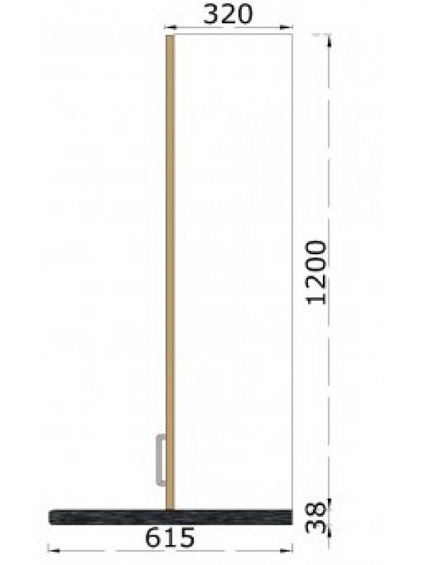 2 Door On Bench Pantry Kitset Kitchens